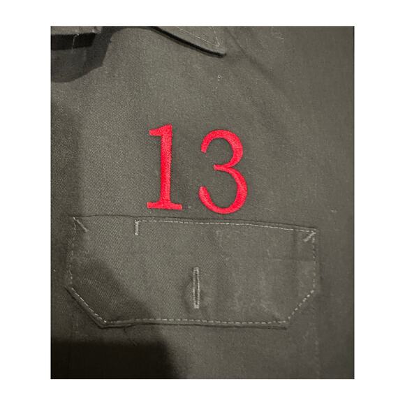 Vintage Style Custom Red Kap Mechanic Shirt | Lucky 13 | Men's M - Picture 3 of 4